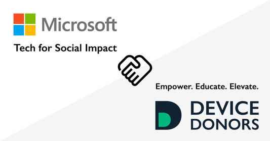 DEVICE DONORS Joining Hands with Microsoft Tech for Social Impact